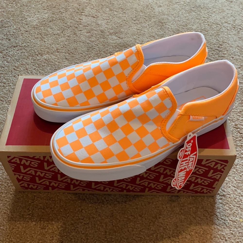 Brand new vans slip ons